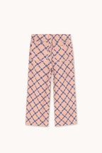Pantalone a quadri floreali