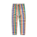 Leggings a righe multicolore