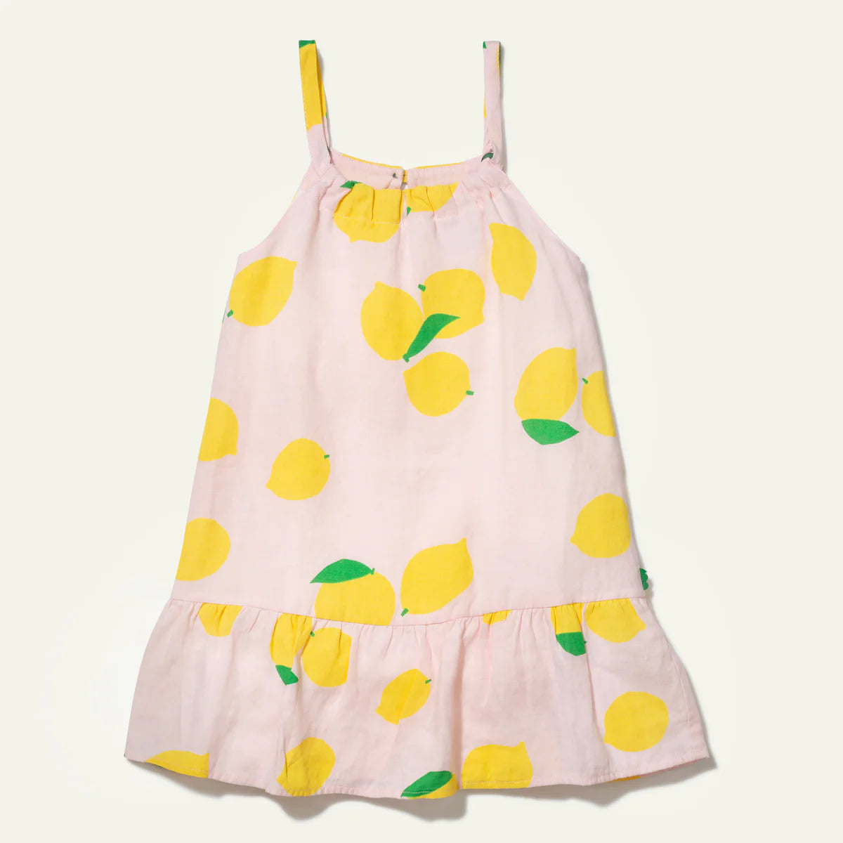 Vestito lino stampa limoni