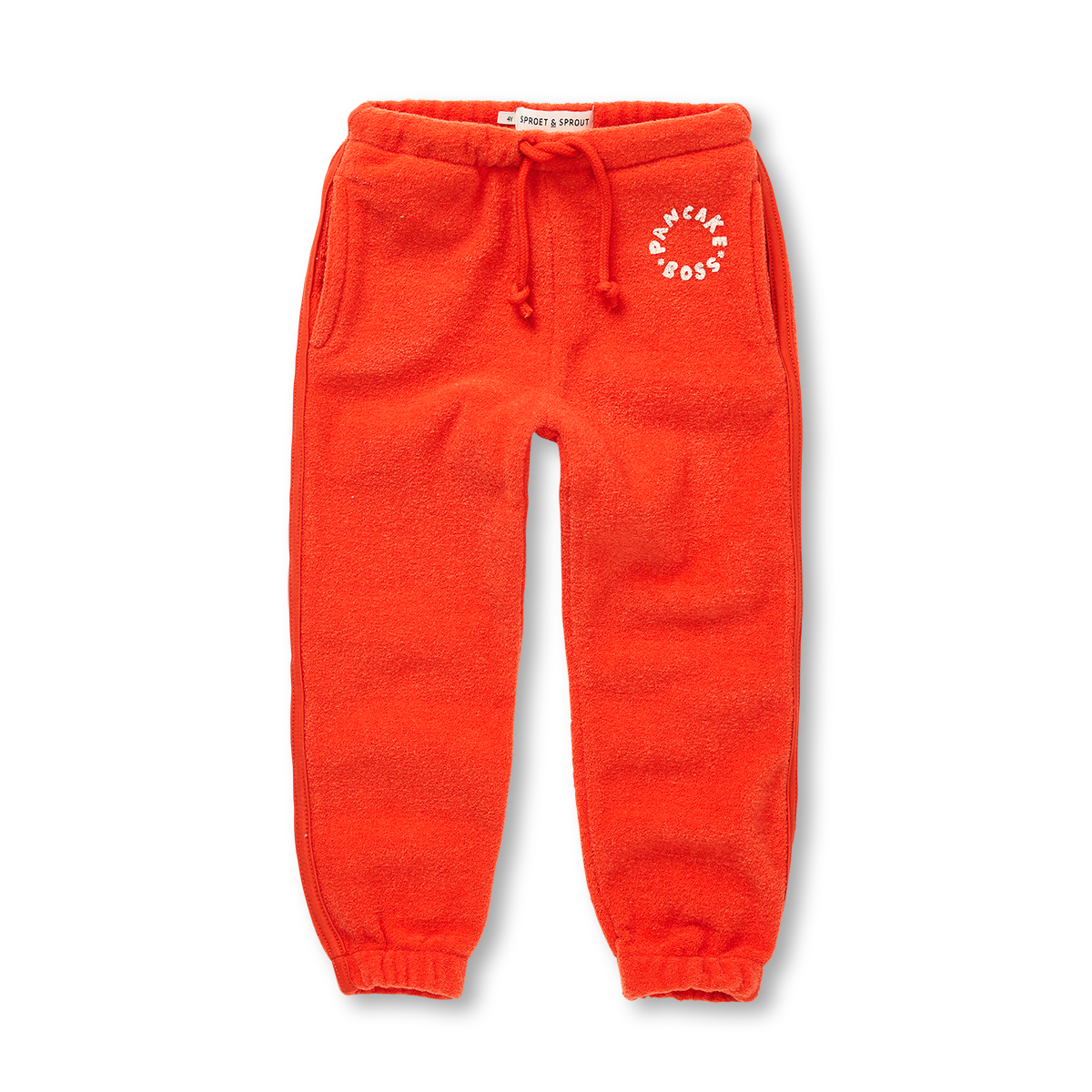 Pantaloni della tuta in spugna pomodoro