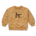 Felpa raglan cane mostarda