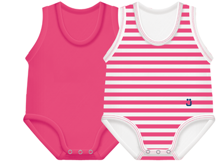 J BIMBI body giromanica bipack 0-36 fucsia