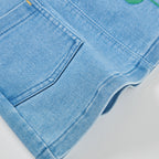 Completo salopette gonna e t-shirt mezza manica