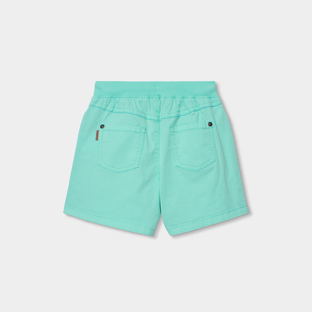 Short cotone bambino azzurro