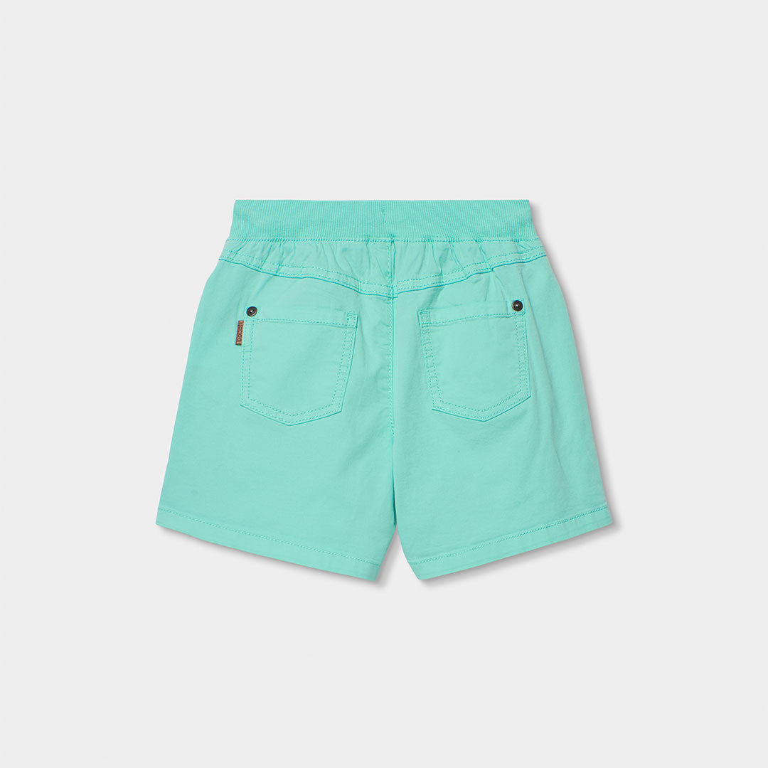 Short cotone bambino azzurro