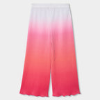 Pantalone palazzo plissettato sfumato