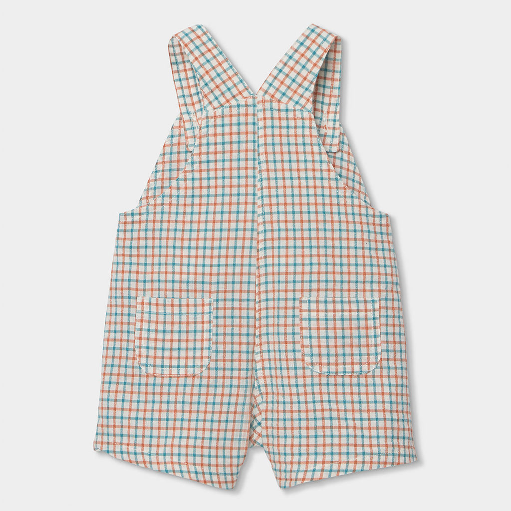 Completo neonato salopette e t-shirt mezza manica sole