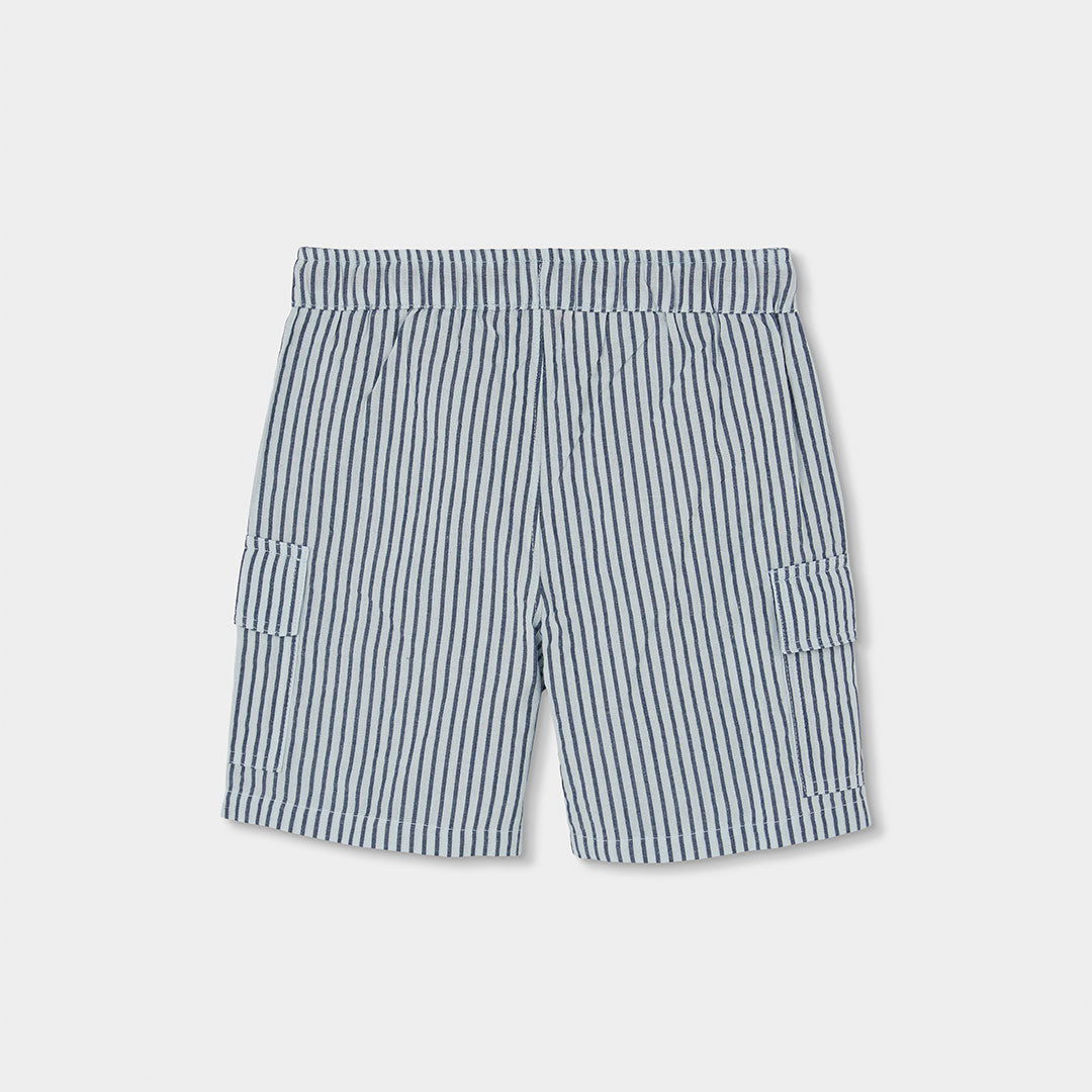 Pantaloncino con tasche righe bambino