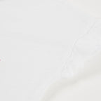 T-shirt manica corta con volano e applicazione