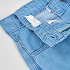 Jeans palazzo con tasche bambina