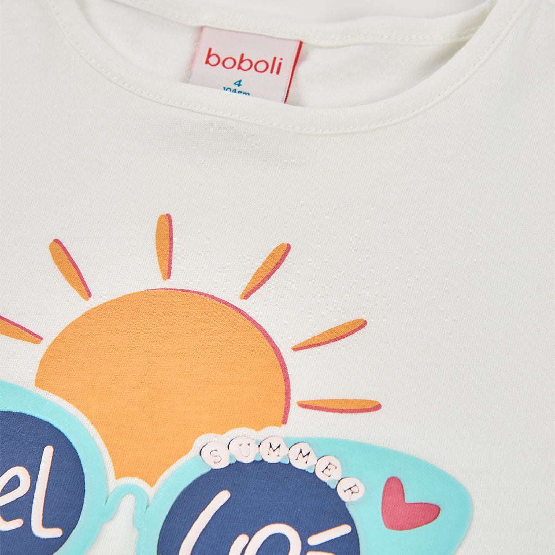 T-shirt mezza manica nodo