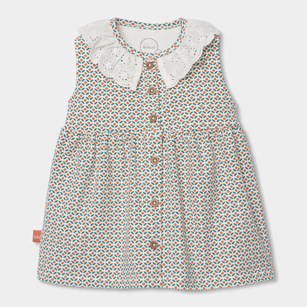 Vestito neonata colletto pizzo