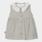 Vestito neonata colletto pizzo
