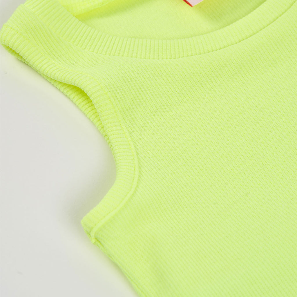 Canotta corta costine lime
