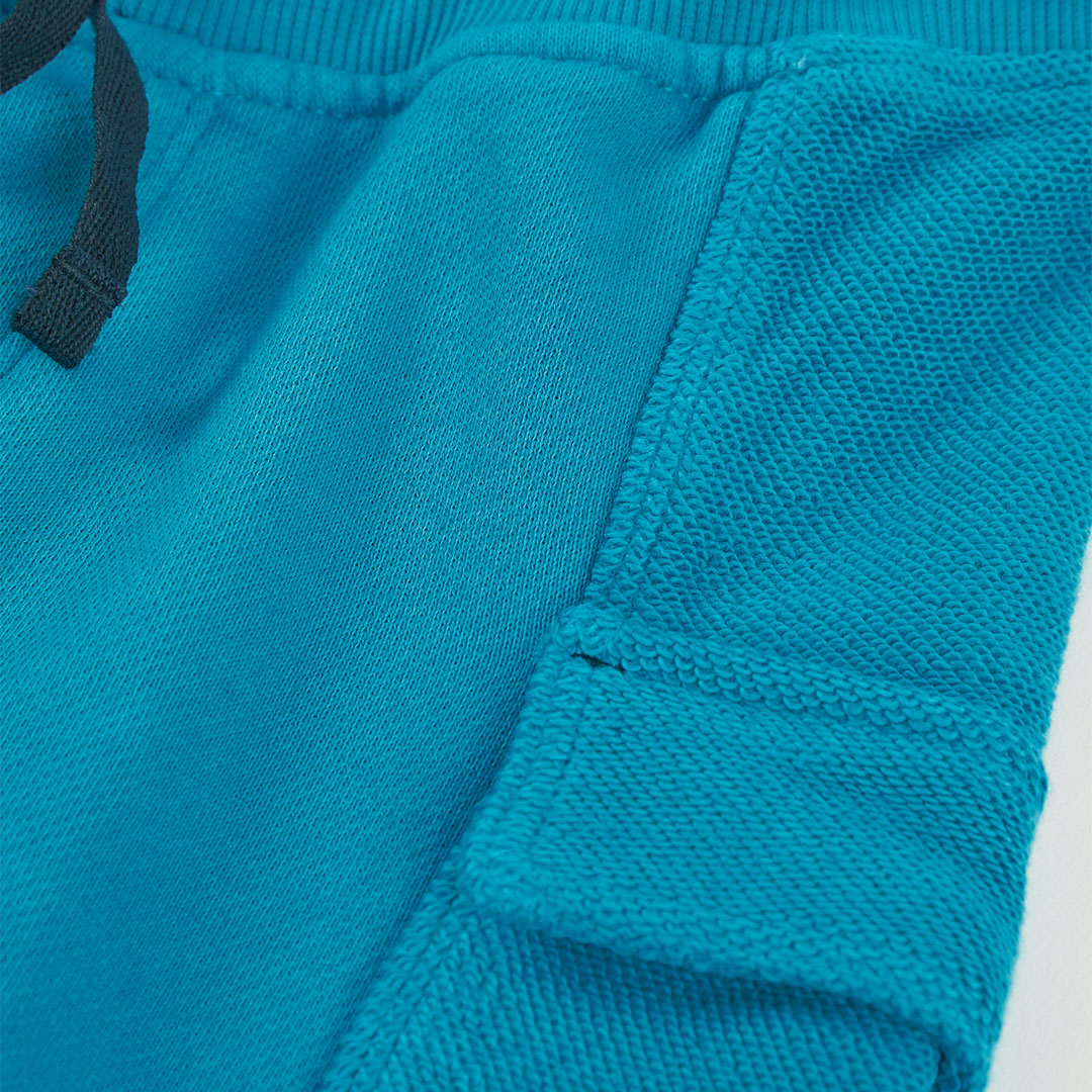 Short felpa leggera con tasconi