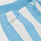 Short felpa leggera righe orizzontali ‘cool island’