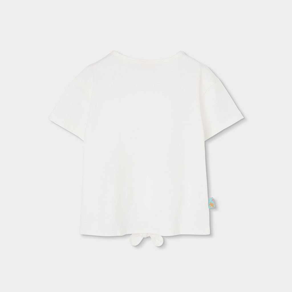 T-shirt mezza manica nodo
