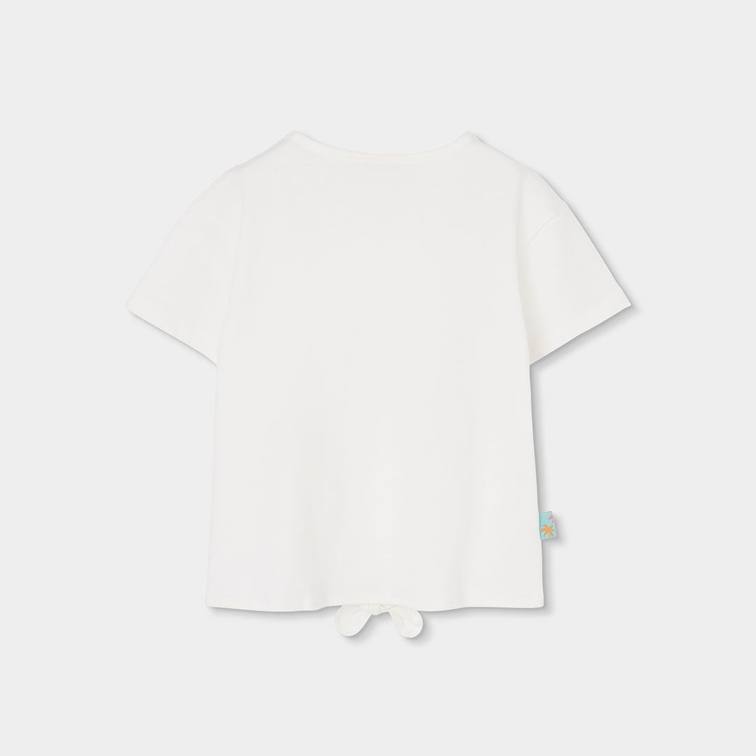 T-shirt mezza manica nodo