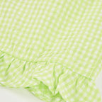 Short cotone vichy verde