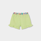 Short cotone vichy verde