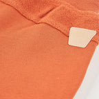 Short felpa leggera bambino arancio