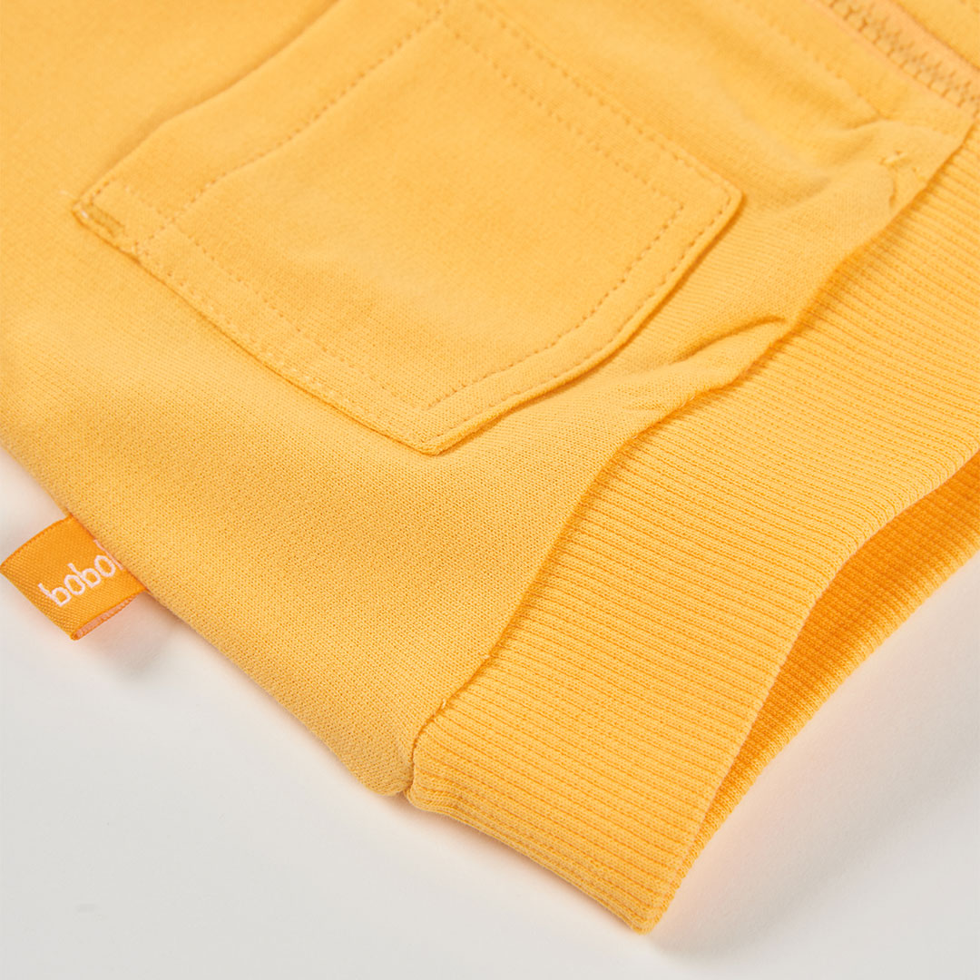 Felpa manica lunga con cerniera e cappuccio staccabile neonato