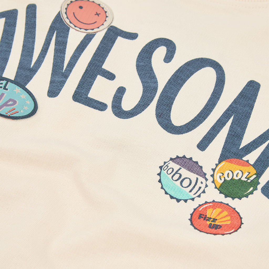 Felpa girocollo ‘awesome'