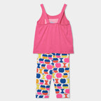 Completo bambina canotta e leggings 3/4