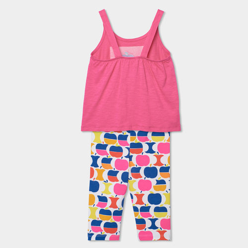 Completo bambina canotta e leggings 3/4