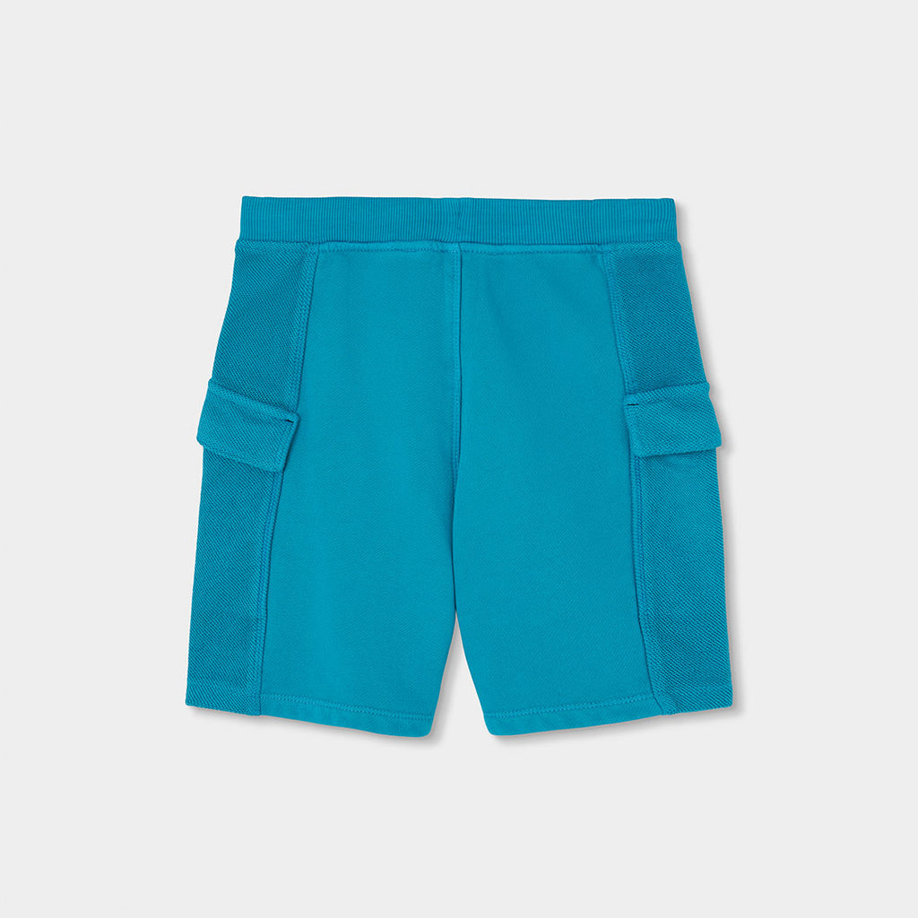 Short felpa leggera con tasconi