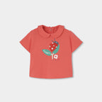Completo neonata t-shirt mezza manica e legging 3/4