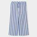 Pantaloni palazzo lino a righe bambina