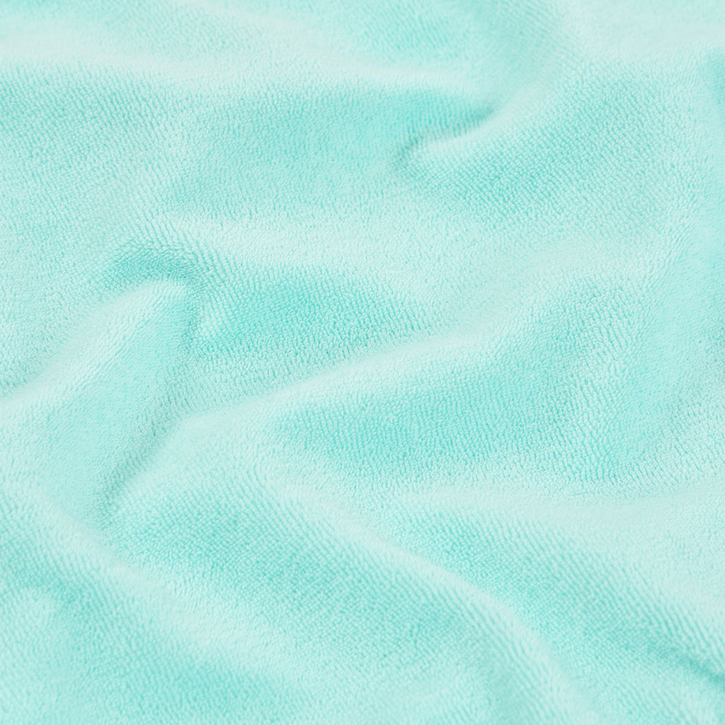 Completo bambina canotta e short turchese spugna