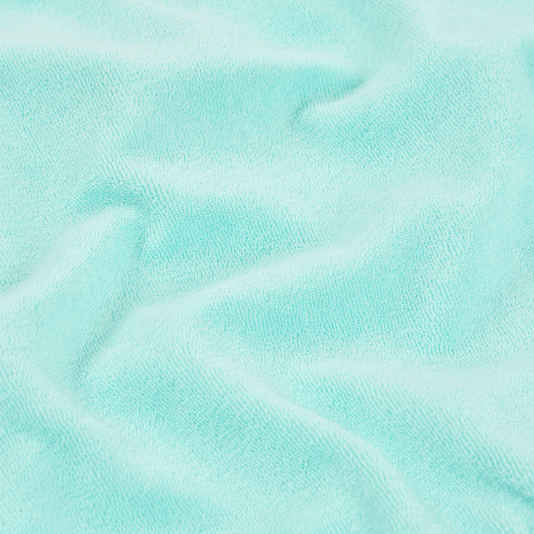 Completo bambina canotta e short turchese spugna