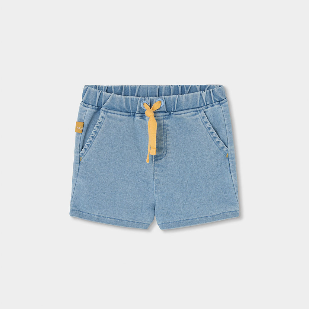 Completo neonato t-shirt mezza manica e short jeans