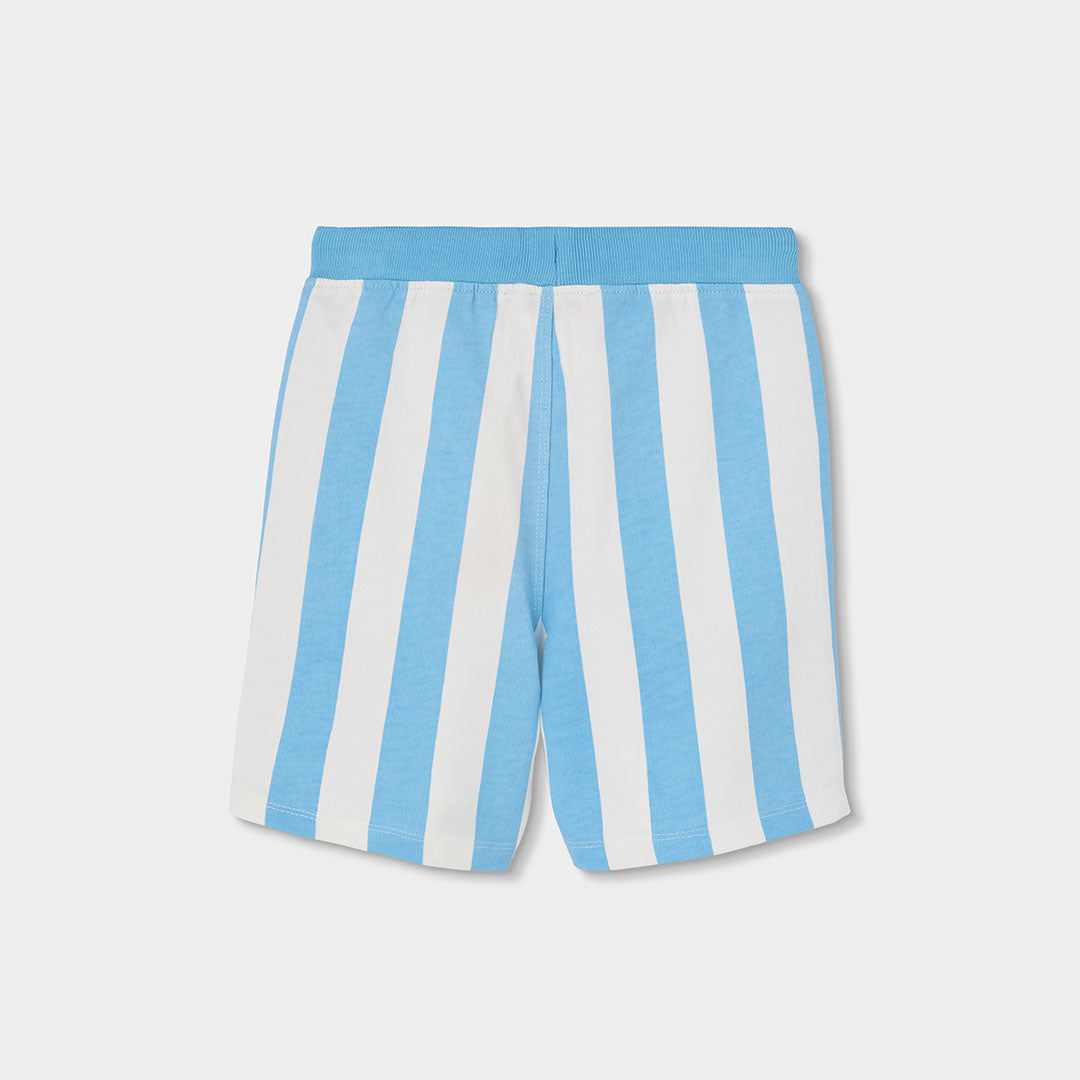 Short felpa leggera righe orizzontali ‘cool island’