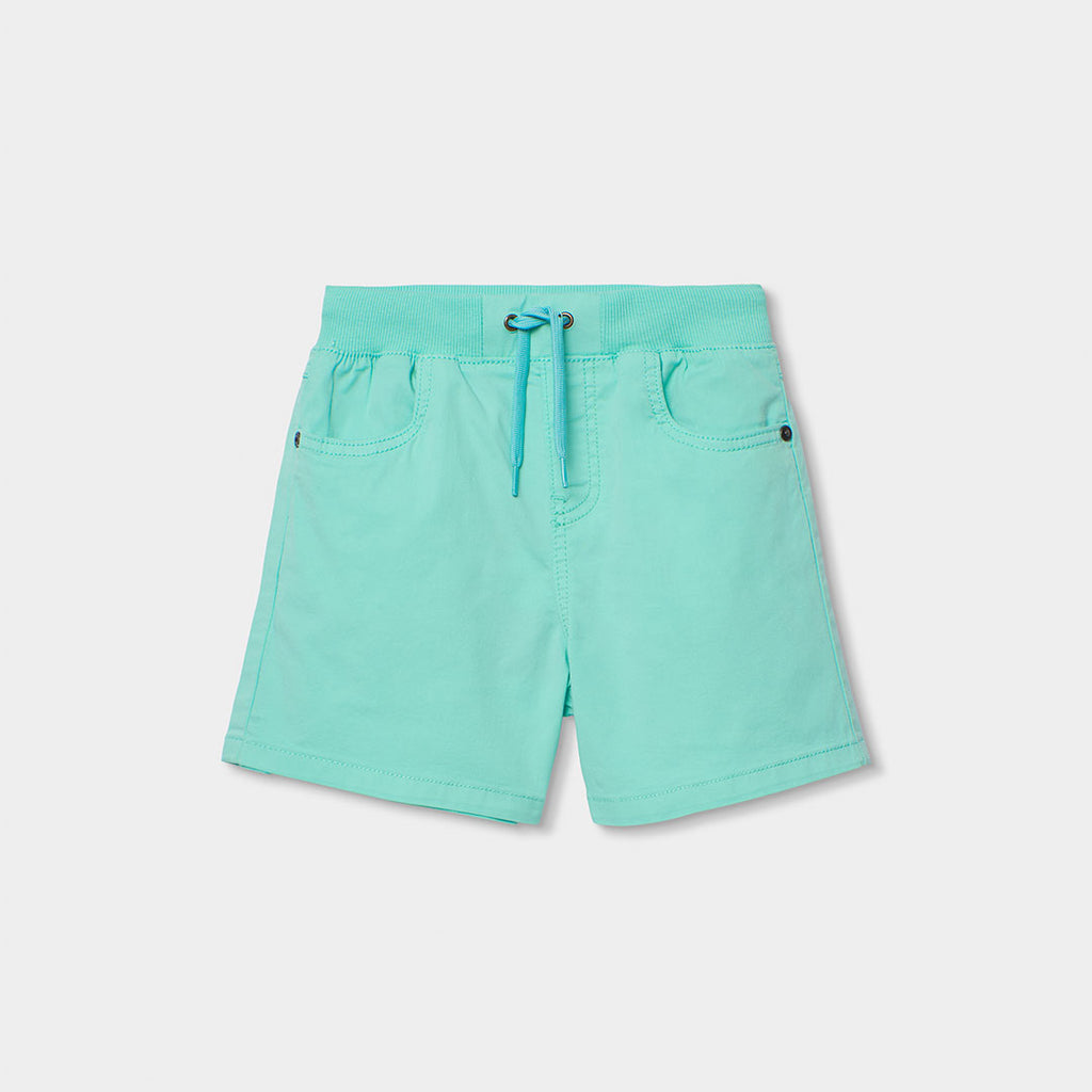 Short cotone bambino azzurro