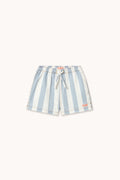 Short righe azzurre e bianche