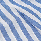 Pantaloni palazzo lino a righe bambina