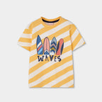 T-shirt mezza manica ‘waves'