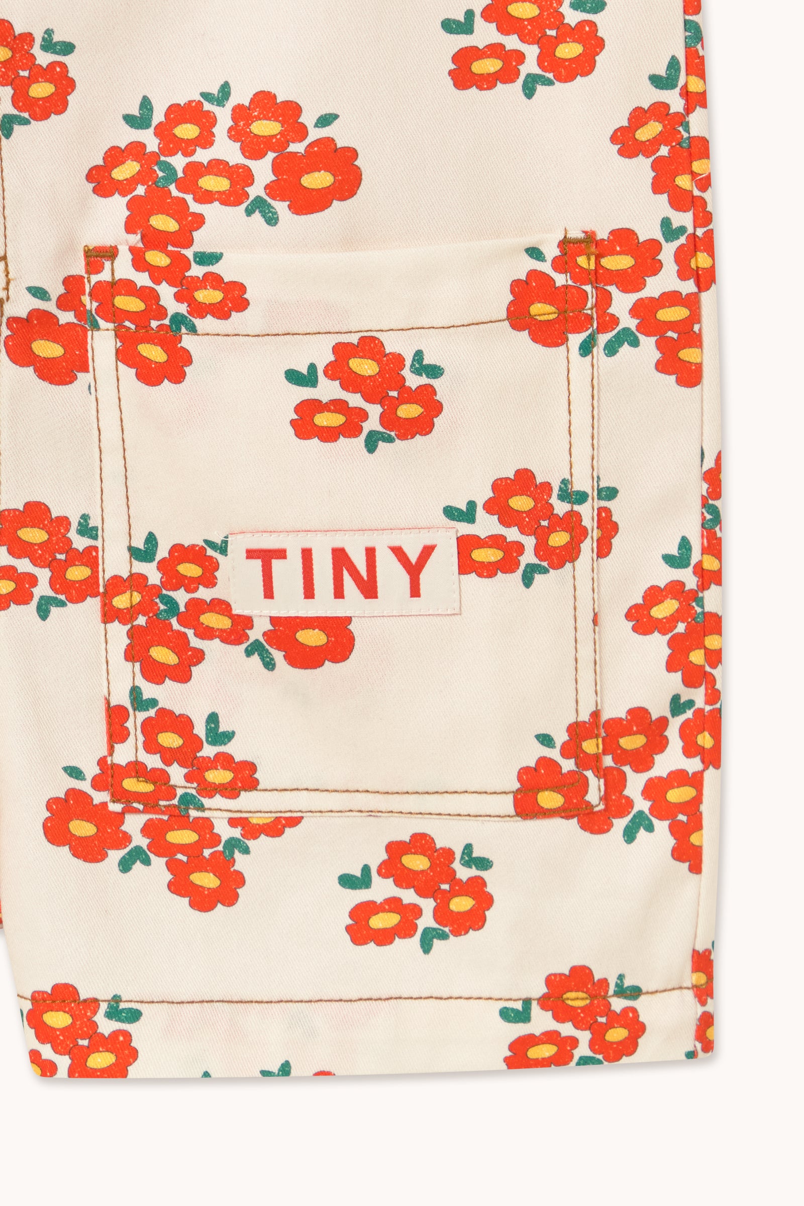 Salopette giromanica fiori