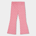 Leggings a zampa bambina fantasia fiori