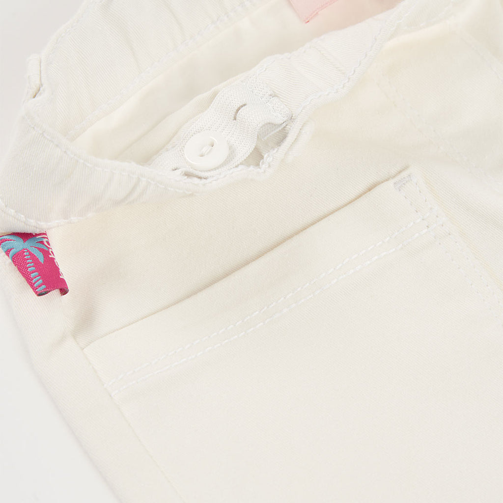Pantaloni palazzo bianchi bambina