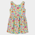 Vestito bambina con incrocio retro