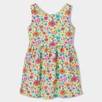 Vestito bambina con incrocio retro