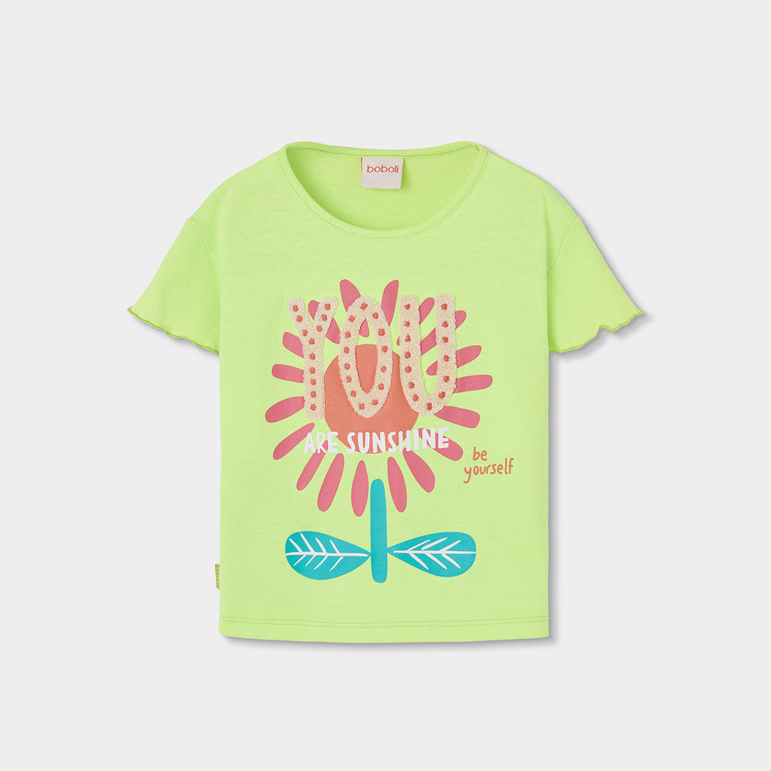 T-shirt mezza manica ‘you are sunshine’