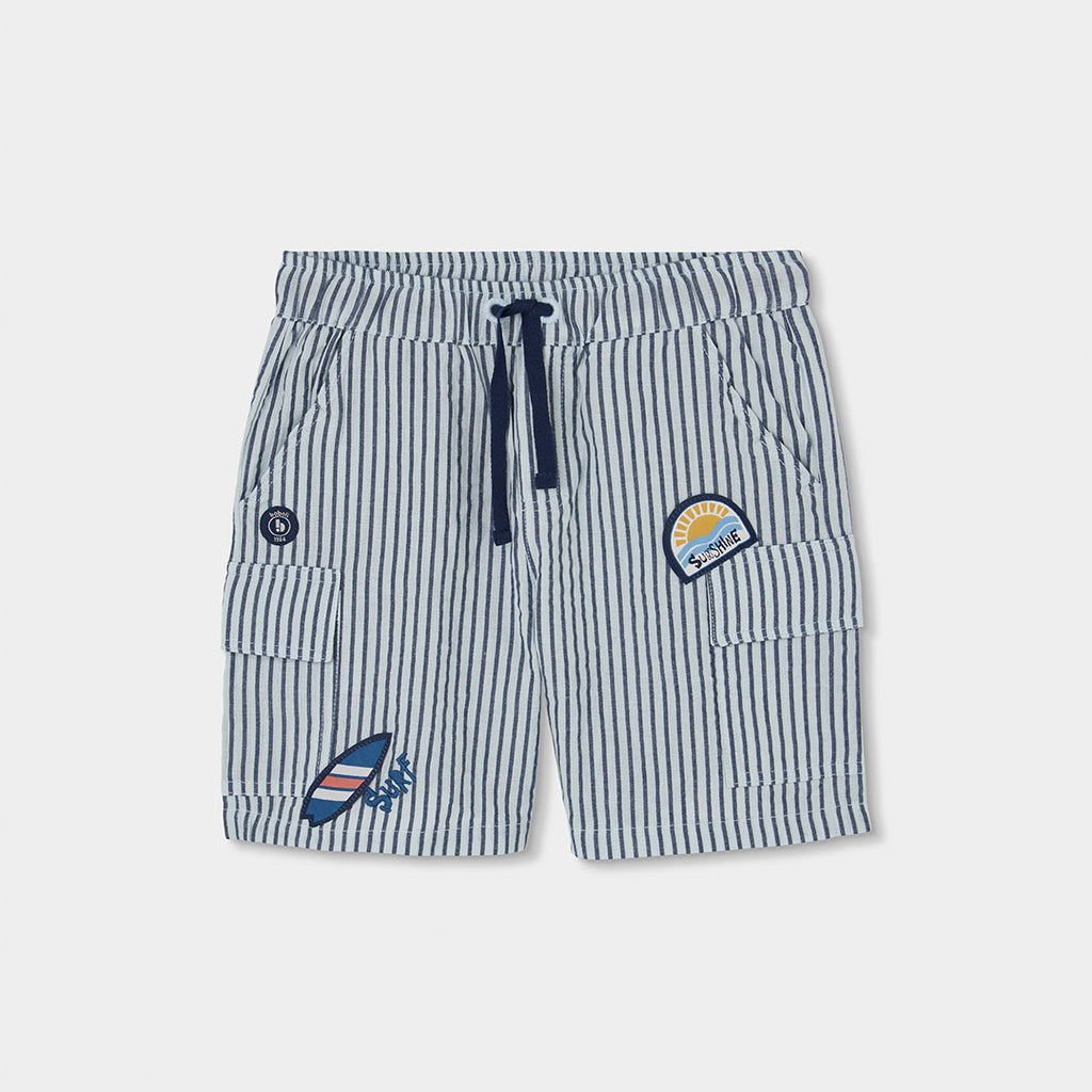 Pantaloncino con tasche righe bambino