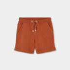 Short felpa leggera bambino arancio