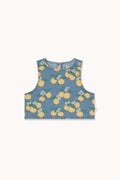 Top in denim arance