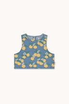 Top in denim arance